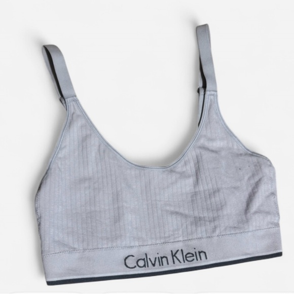 2 Pairs Of Calvin Klein Ribbed Bralettes - Picture 5 of 6